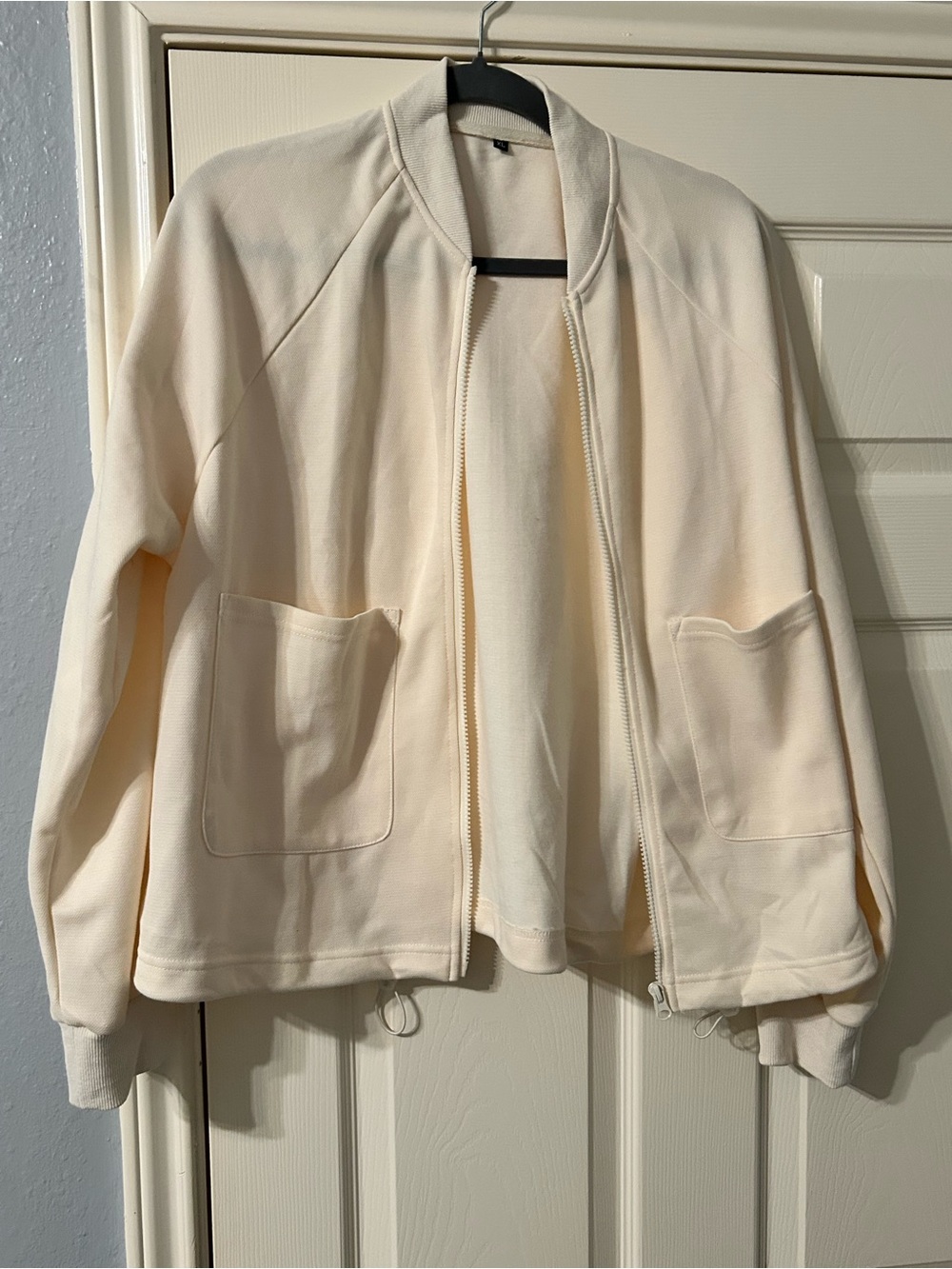 Amazon Cream Bomber Jacket